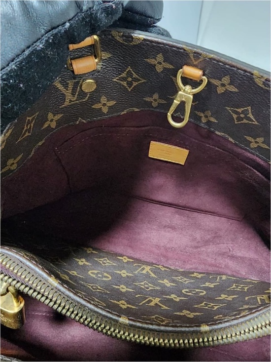 Authentic LOUIS VUITTON Monogram Canvas Montaigne MM Bag Brown - Picture 11 of 13